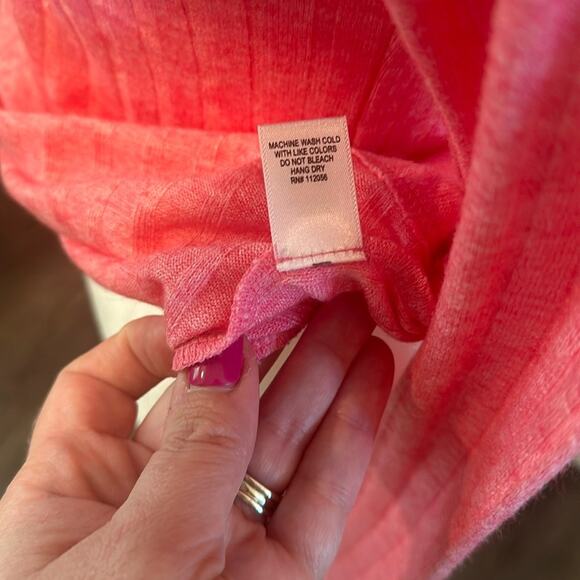 Zenana Small Pink Ribbed Knit Sweater NWOT - Picture 9 of 9